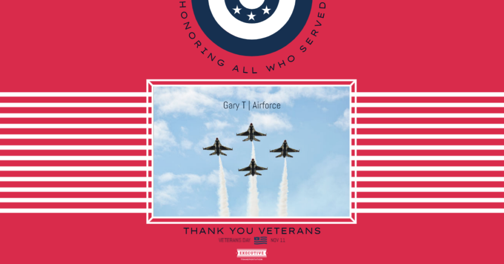 Veteran's Day Thank You Card featuring an Airforce Veteran