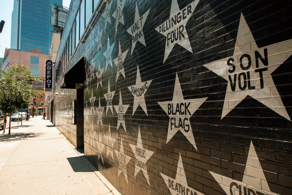First Avenue - the nationally recognized music venue founded in the 1970s in Minneapolis.