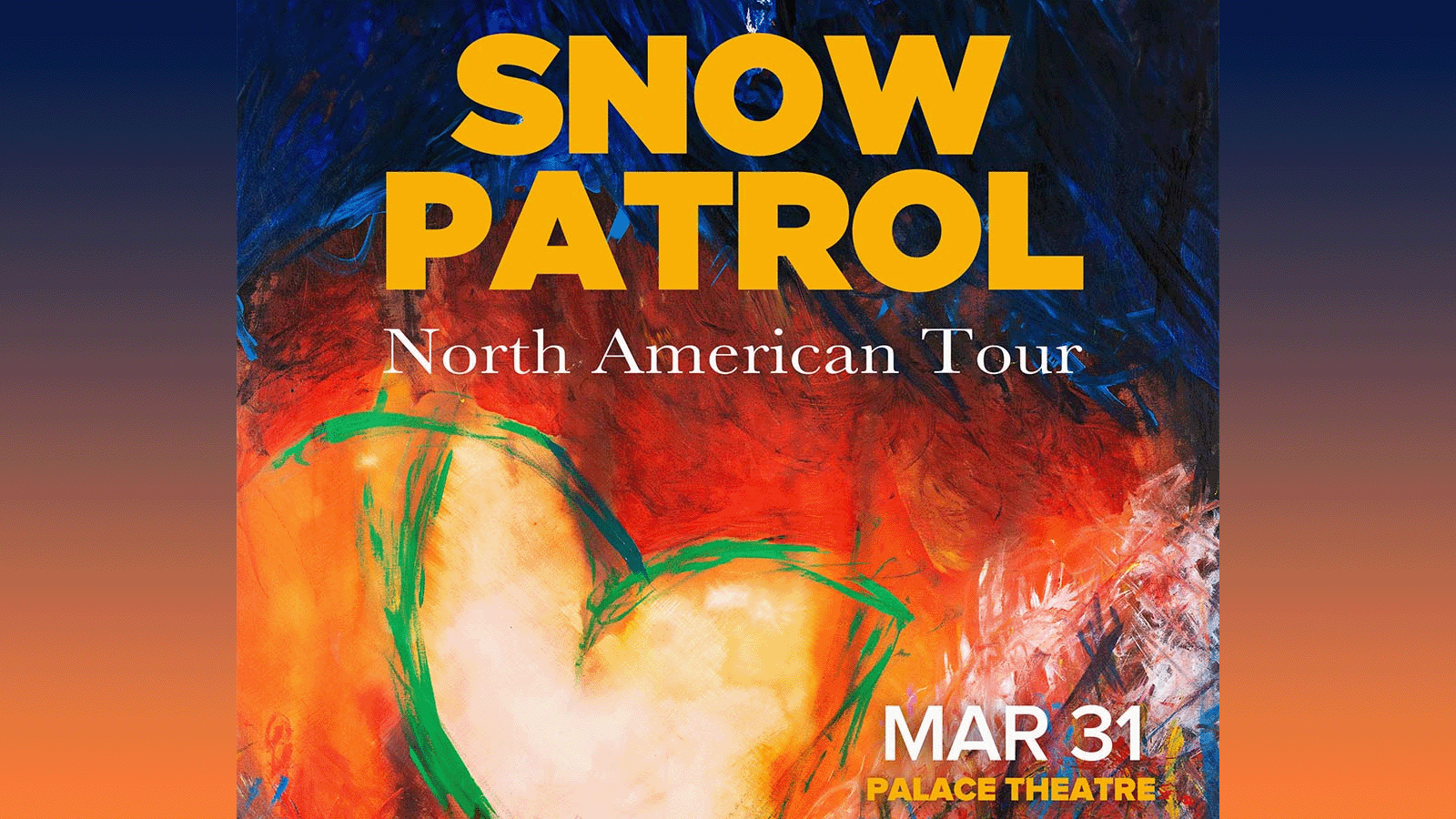 Snow Patrol returns to the Twin Cities at the Palace Theatre in Saint Paul on March 31, 2025.