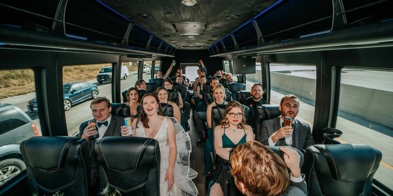 Wedding Part on 30 passenger Executive Bus