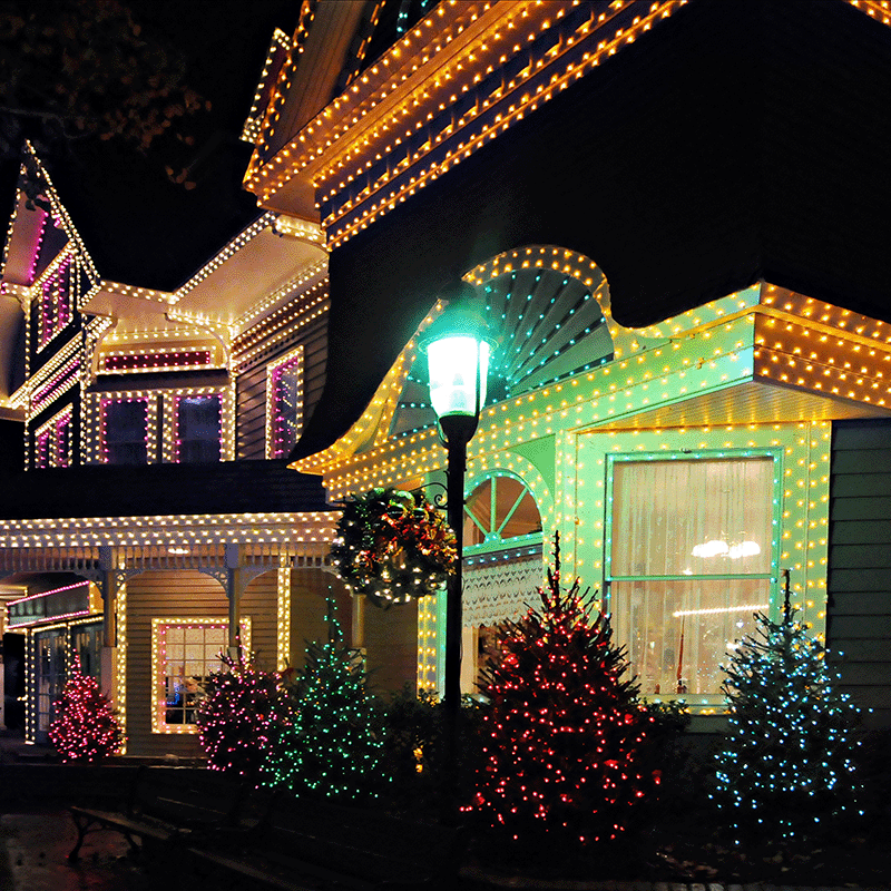 Brightly lit and full of cheer for the holidays in Minnesota, this home is a prime example of the types of stops you'll find on the Executive Transportation Holiday Lights Tour this year!