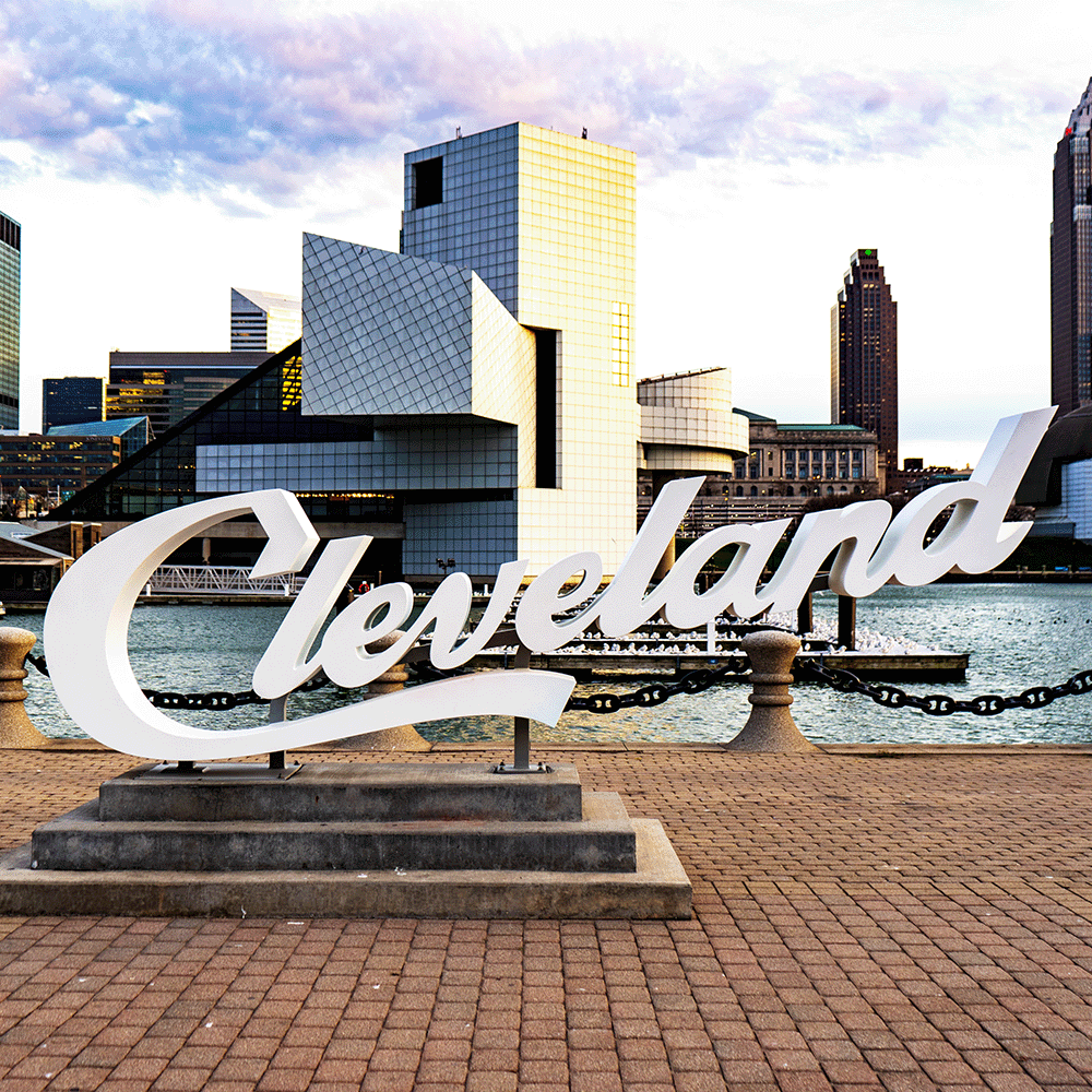 Cleveland's vibrant waterfront is a great place to begin your journey.